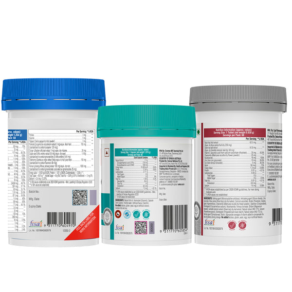 Swisse Fish Oil Omega 3 - 1500mg (60 Capsules) & Multivitamin For Men (60 Tablets) & Swisse Biotin+ Biotin Tablets_60 Tablets Combo