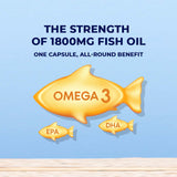 Swisse 4X Fish Oil Omega 3 - 1800mg