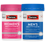 Swisse Multivitamin for Women (60 Tablets) & Multivitamin For Men (60 Tablets) Combo
