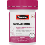 Swisse Glutathione+ with Astaxanthin, Vitamin C & E, Nicotinamide For Healthy, Radiant & Youthful Skin - 30 Capsules (7498300620985)