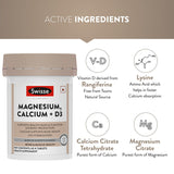 Swisse Magnesium, Calcium + Vitamin D3