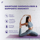 Iron Supplement with Vitamin C, Vitamin B6 & Vitamin B12, Boosts Hemoglobin & Blood Health- 30 Tablets (6625409138873)