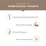 Vegan Calcium + Vitamin D to Increase Immunity, Energy, Strong Teeth & Bones - 60 tablets (6644607451321)