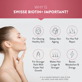 Biotin+ With Nicotinamide, Rose Hips & Vit C For Healthy Hair, Skin & Nails - 100% Vegetarian Supplement for Both Men & Women (7039005360313)
