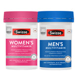 Swisse Multivitamin for Women (30 Tablets) & Multivitamin For Men (30 Tablets) Combo
