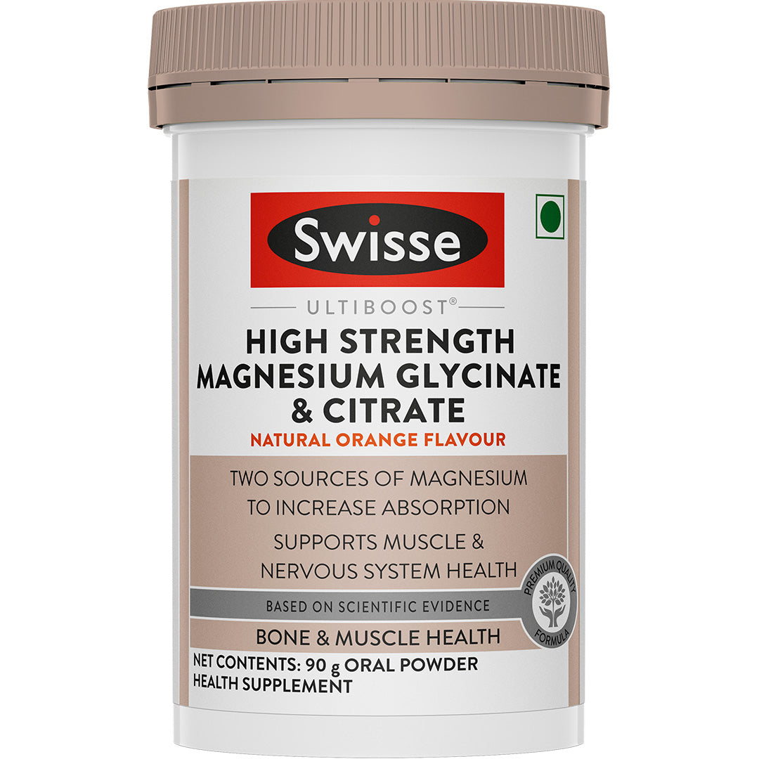 Swisse High Strength Magnesium Glycinate & Citrate Powder