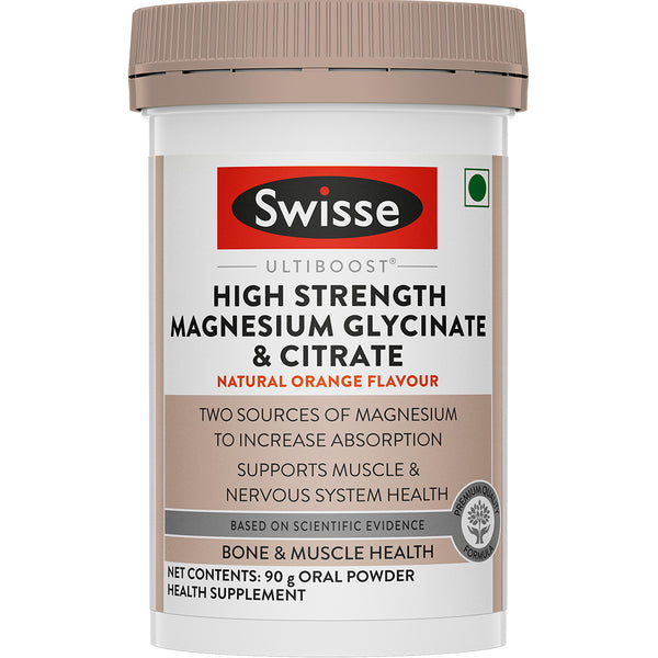 Swisse ULTIBOOST High Strength Magnesium Glycinate & Citrate Powder