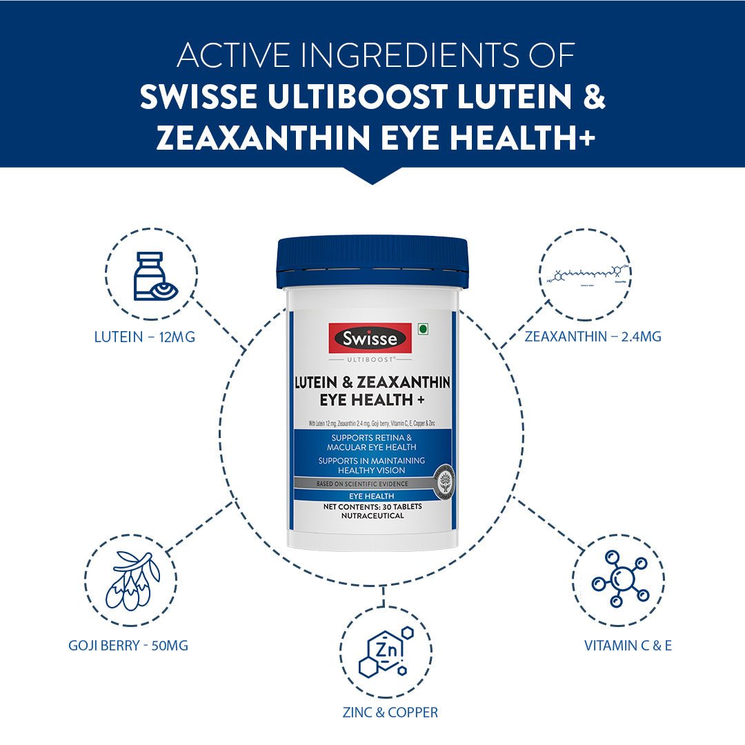 Swisse Ultiboost Lutein & Zeaxanthin Eye Health+
