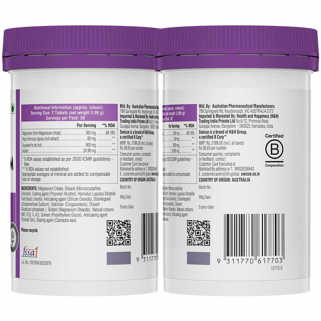 Swisse Relax & Calm Tablets