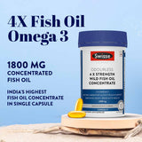 Swisse 4X Fish Oil Omega 3 - 1800mg