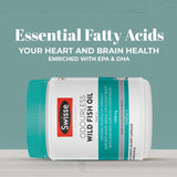 Swisse Ultiboost Odourless High Strength Wild Fish Oil Omega 3 - 1000mg (Best Before - 31st Aug, 2026)