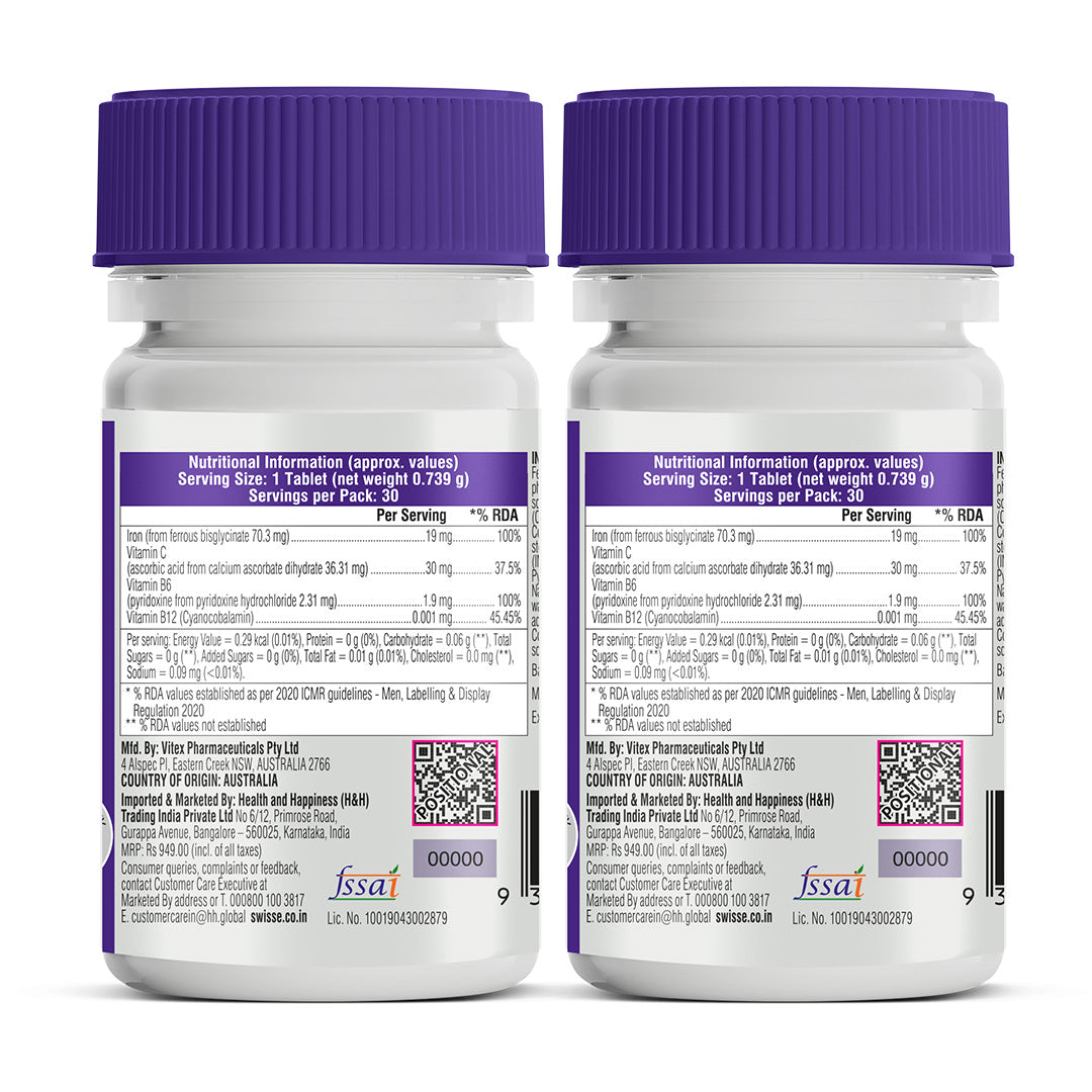 Swisse Iron Tablets Combo