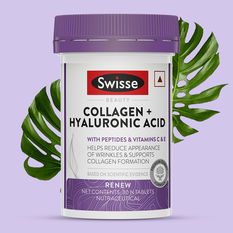 Ha Routine Collagen Swisse Collagen+ Hyaluronic Acid - 30 Tablets