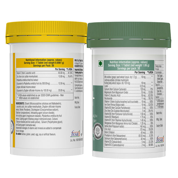 Swisse Ultiboost Immunity Booster+(30 Tablets) & Essential Multivitamin (30 Tabs) Combo