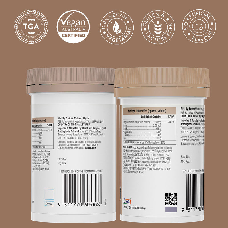 Swisse Magnesium - 60 Tablets