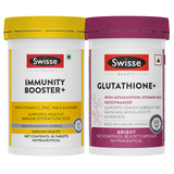 Swisse Ultiboost Immunity Booster+(30 Tablets) & Glutathione+ (30 Capsules) Combo