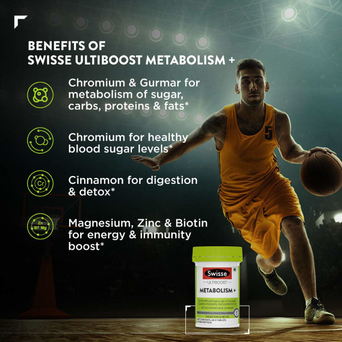 benefits of  Swisse metabolism Tablets (6625401241785)