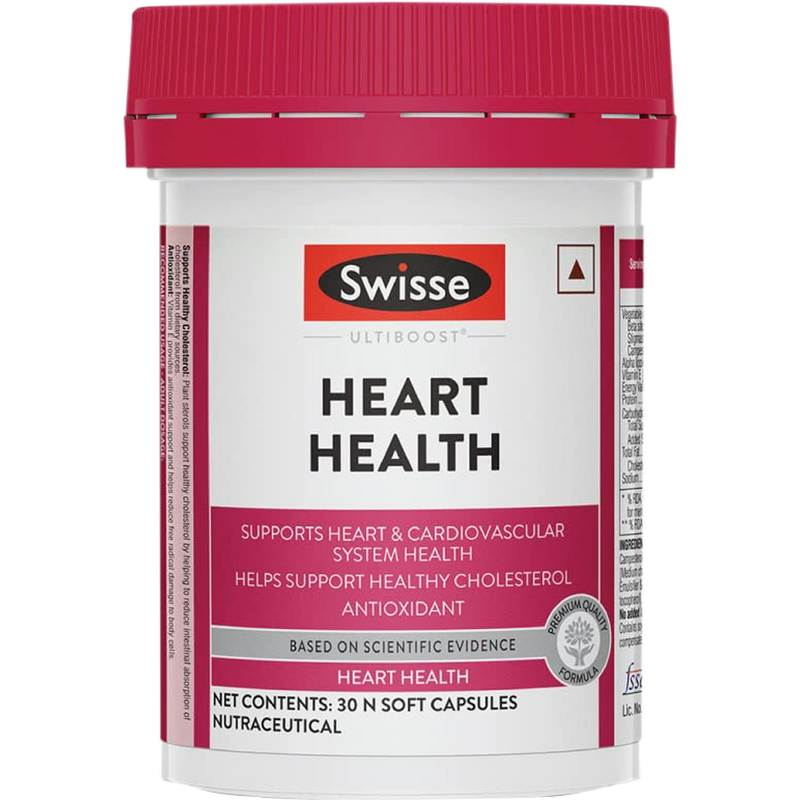 Heart Health – For Healthy Heart and Cardio Vascular Health, Supports Healthy Cholesterol Level – 30 Tablets (7079197671609)