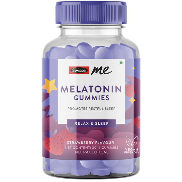 SwisseMe Melatonin Gummies For Restful & Relaxed Sleep (30 Gummies) (7437580828857)