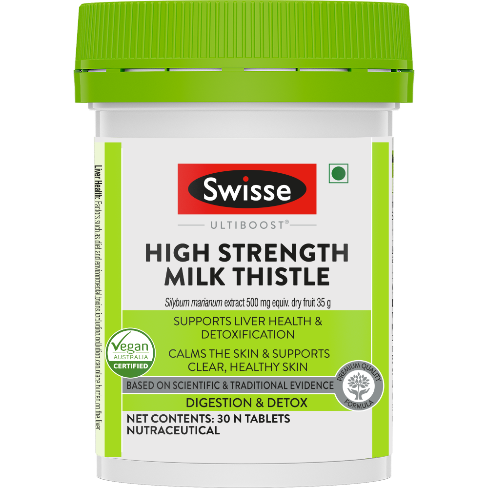 High Strength Milk Thistle with 35000 mg Silymarin Marianum (70:1) for Liver Support, Cleansing, Detox & Natural Antioxidant - 30 Tablets (6705879351481)