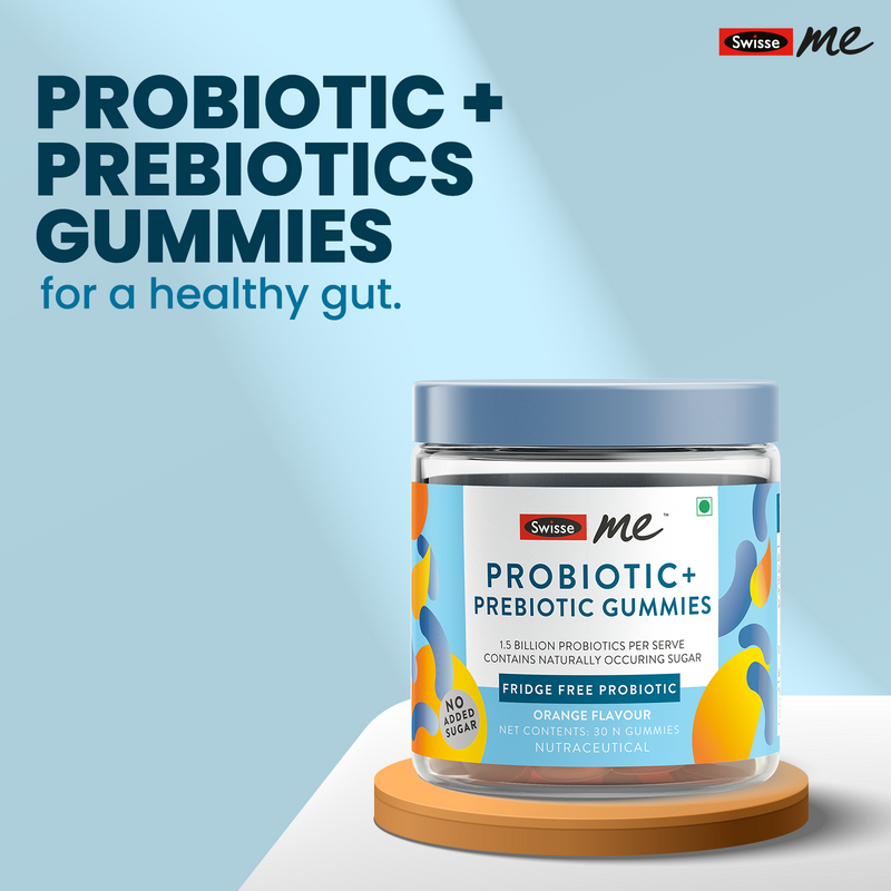 SwisseMe Probiotics + Prebiotic Gummies